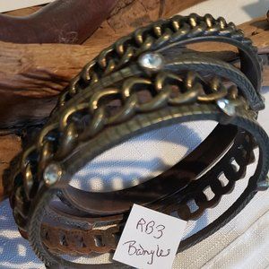 4 Bangles Bracelets
